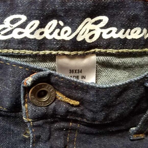 Mens Eddie Bauer Straight Jeans size 36 x 34 - Picture 2 of 13